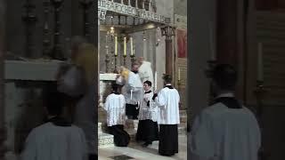 TRADITIONAL CATHOLIC LATIN MASS ️ MISA TRIDENTINA CATOLICA #shorts #short #bari #shortvideo #italy