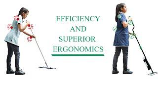 Outstandig efficiency and superior ergonomics of UNGER erGO! clean floor cleaning system