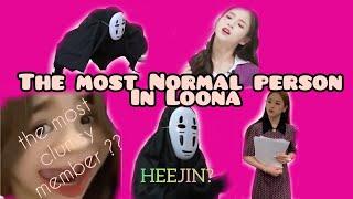 "If you think HEEJIN IS THE MOST NORMAL MEMBER OF LOONA