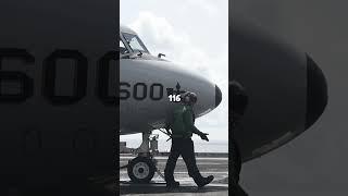 E-2C Hawkeye Takeoff and Landing on Aircraft Carrier