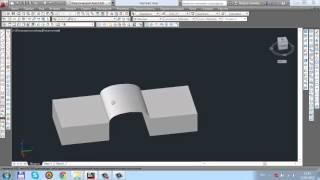 Урок 11  Сложная поверхность 3D моделирование в AutoCAD 2014