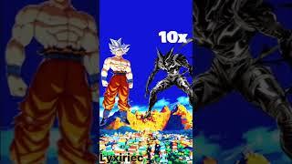 Cosmic Garou vs Anime characters (Goku,Rimuru,Saitama) #shorts #fyp #anime #characters (Part 1)