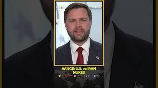 Israel-Iran War: JD Vance Says U.S. at War With Iran's Nuclear Program, Not Iran | WION Shorts