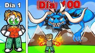 Sobreviví 100 DIAS en ROBLOX One Piece! | Koopekuno en Español