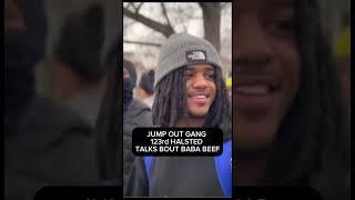 Jump out Gang 123rd st talks about Baba Beef #chicagodrill