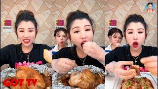 【XiaoYu ASMR】대창 동파육 새우 족발 중국 먹방 샤오위 실시간라이브편집。CHINESE FOOD。240924。9