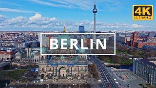 Berlin, Germany  | 4K Drone Footage (With Subtitles)