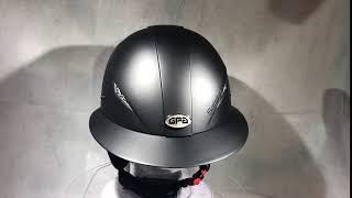 Casque GPA Little Lady noir 2x