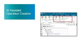 NX manufacturing | Al Assisted Operation Creation