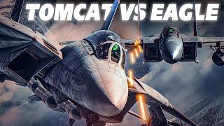 Pushing The Tomcat To The Limit | F-14B Tomcat Vs F-15C Eagle | DOGFIGHT | Digital Combat Simulator