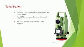 MODERN SURVEYING EQUIPMENT