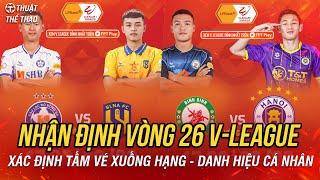 V-League 2024/2025 Round 26 Prediction | Da Nang vs SLNA, HAGL vs Quang Nam, Binh Dinh vs Hanoi FC