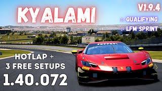 FERRARI 296 GT3 | KYALAMI 1.40.0 | HOTLAP + FREE SETUP | ACC v1.9