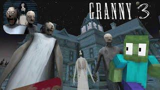 Minecraft Mobs : GRANNY 3 CHALLENGE - Horror Minecraft Animation