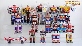 All Super Sentai OldGen Main DX Gattai Robo 1975 - 1991! スーパー戦隊ロボ! 1975 - 1991!