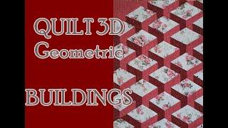 QUILT 3D - BUILDINGS  -  Patch 3D - Prédios