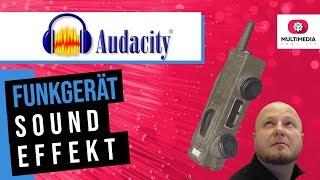 Funkgerät Sound wie beim Militär Deine Battlefield Radio Sound Stimme mit Audacity.