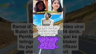 Viral Bulan Sutena 1 Menit 14 Detik, TikToker Angkat Bicara! #fyp  #selebriti #news #shorts