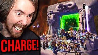 Classic TBC Final Stress Test! Asmongold Brings an ARMY Through The Portal