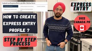 How to Create Express Entry Profile | Step by Step Process | Canada PR 2022