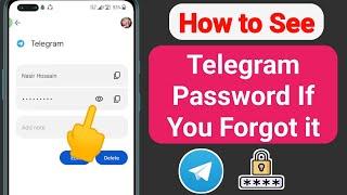 How to See Your Telegram Password If You Forgot it (2023) | How to see telegram password