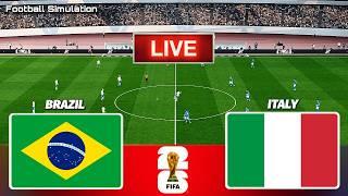 BRAZIL vs ITALY - FIFA World Cup 2026 FINAL || Live Football Match | PES 21 Simulation