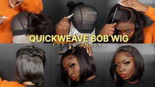 Quickweave Bob Wig | EASY TO FOLLOW TUTORIAL | Young Africana