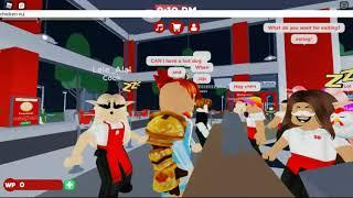 ||Trolling in Sizzle Burger||Roblox||