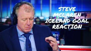 Steve Mclaren Reaction to Iceland Goal