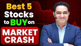 5 Best Stocks to Buy in Every Crash | Best Stocks to Buy Now #stockmarketcrash @realscalpervipul