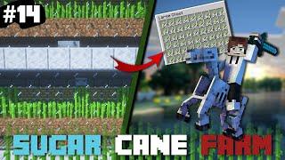 #14 Minecraft Most Efficient Automatic Sugar Cane Farm | Minecraft 1.20 | 0Shadowplay0