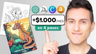 Cómo Hacer y Vender Libros de Colorear en Amazon KDP: Tutorial con Chat GPT, MidJourney y Canva