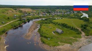 Life in a VILLAGE CUT OFF from Civilization in Russia.  Life without communication and roads