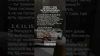 Почему не получается зарабатывать по дате рождения. Остальные числа описании