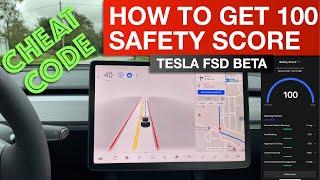 Tesla FSD Beta - How To Get A Perfect 100 Score Faster