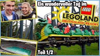 Many rides, short waiting times at LEGOLAND DEUTSCHLAND 27.04.2022   Teil 1/2  VLOG LL Günzburg