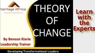 Theory of Change- What it is and how to develop one for your project