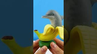 Making Bananita Dolfinita - Brainrot memes with Clay #brainrot #animals #meme #memes #toys