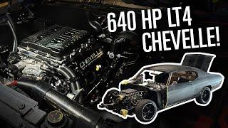 Dropping an LT4 Supercharged Engine In a 1970 Chevelle.  This Beauty is a Beast.