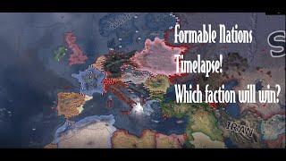 Hoi4 - Formable Nations AI Only Timelapse