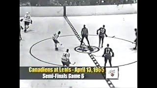 1965 Stanley Cup Semi Final Game 6.  Montreal Canadiens at Toronto Maple Leafs, April 13, 1965