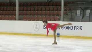 ISU  2015 Jr. Grand Prix - Riga Ladies Short Program Anastasia GOZHVA UKR