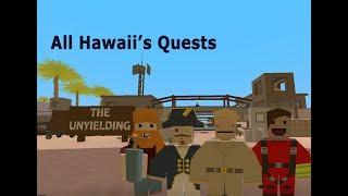 Unturned Hawaii - Complete NPC Quest Line EP#1