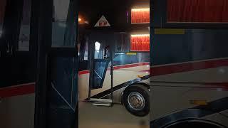 Disha Travels AC Sleeper Bus Departuring From Parking Yard Bangalore #acbus #sleeperbus #shorts