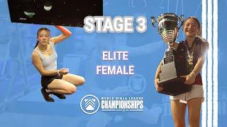 ELITE FEMALE | STAGE 3 | SEASON X | 2025 World Ninja League Championships