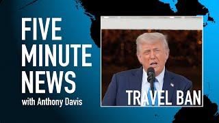 Trump announces racist travel ban to ethnically cleanse America.