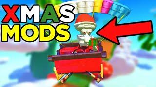 I used CHRISTMAS Mods in Mario Kart 8 Deluxe!