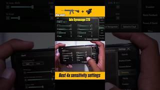 4x zero Recoil sensitivity settings pubg mobile 4x No Recoil sensitivity 4x scoop settings#shorts