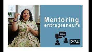 Mentoring Entrepreneurs