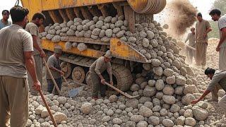 EXTREME Jaw Crusher Roared Like a Beast  | Rock Crushing ASMR | Ultimate Rock Crushing ASMR